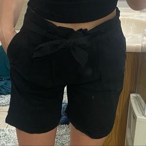 Black shorts